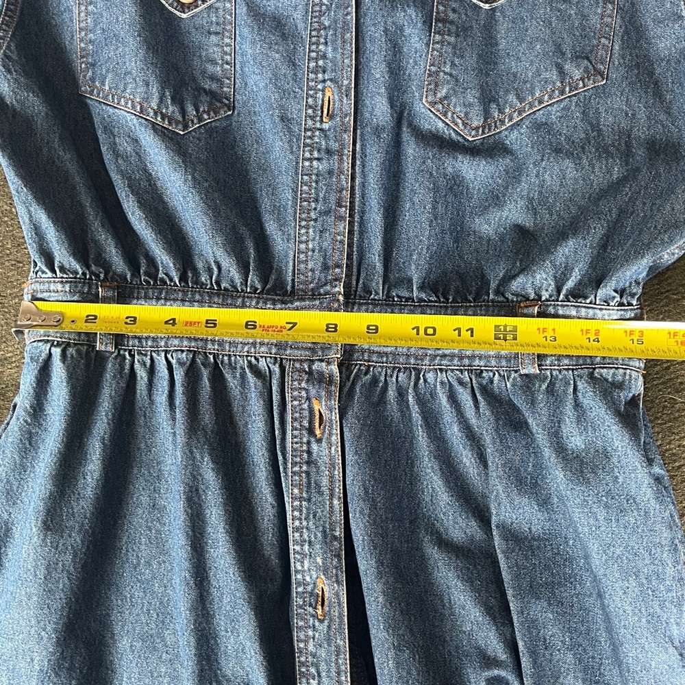 Harve Benard Indigo Denim Button-Front Maxi Dress - Picture 9 of 9